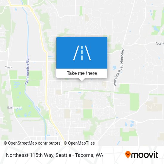 Mapa de Northeast 115th Way