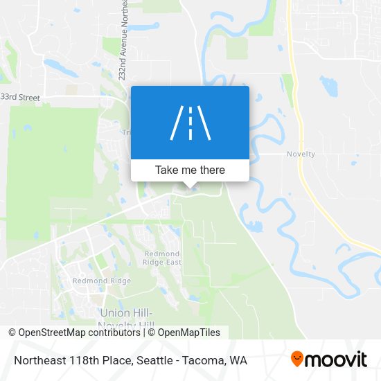 Mapa de Northeast 118th Place