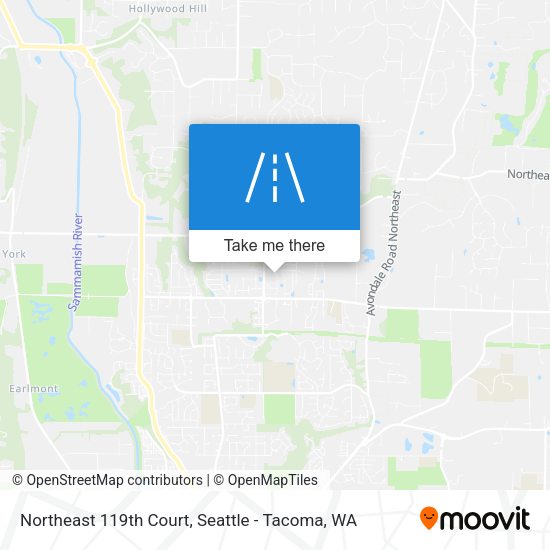 Mapa de Northeast 119th Court