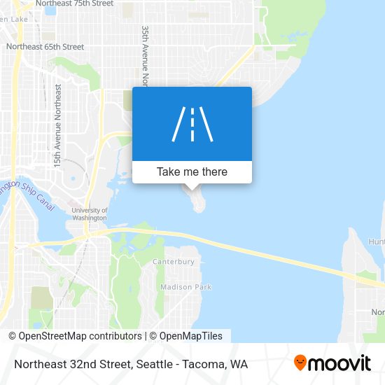 Mapa de Northeast 32nd Street