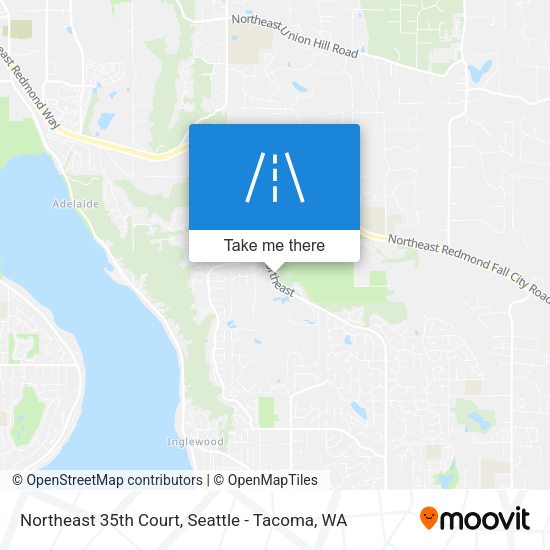 Northeast 35th Court map