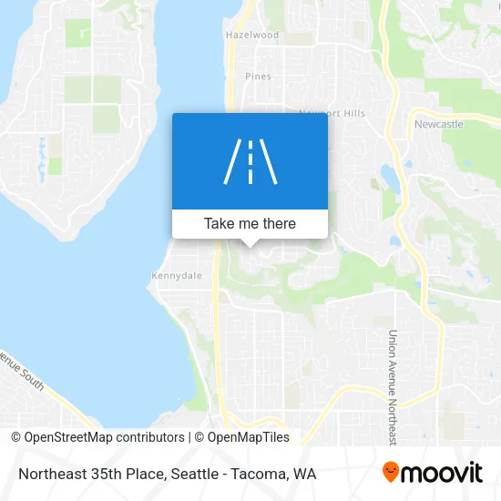 Mapa de Northeast 35th Place