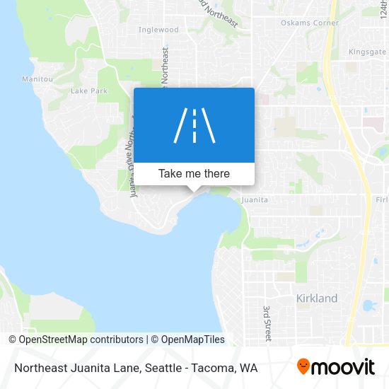 Northeast Juanita Lane map