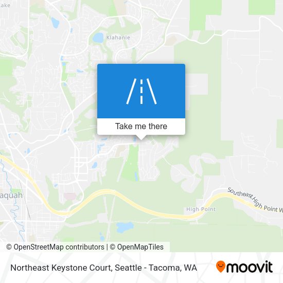 Northeast Keystone Court map