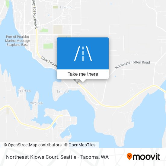 Northeast Kiowa Court map