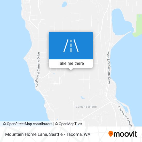 Mountain Home Lane map