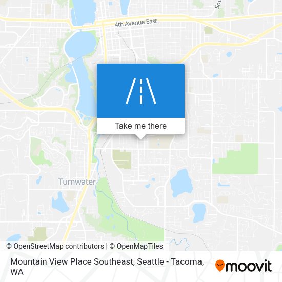 Mapa de Mountain View Place Southeast