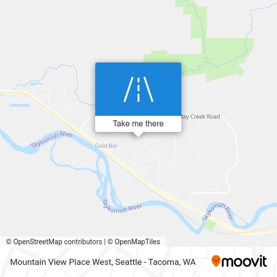 Mountain View Place West map