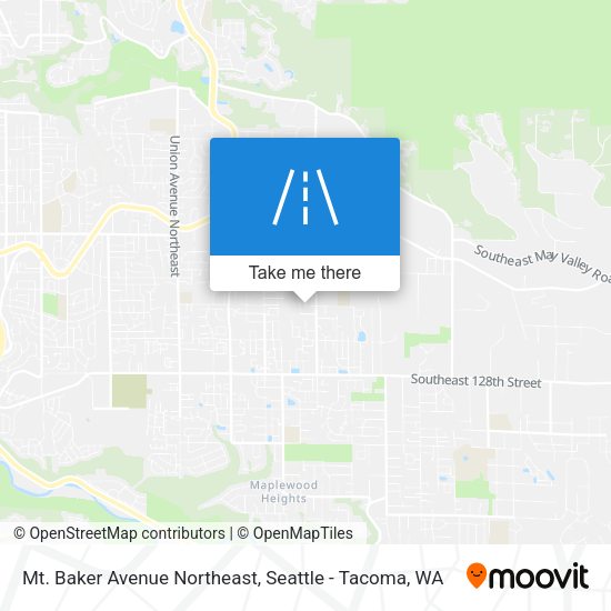 Mt. Baker Avenue Northeast map