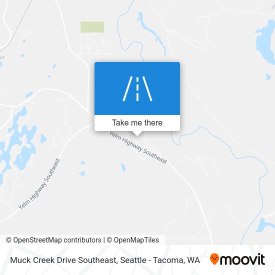 Muck Creek Drive Southeast map