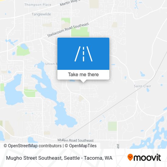 Mugho Street Southeast map