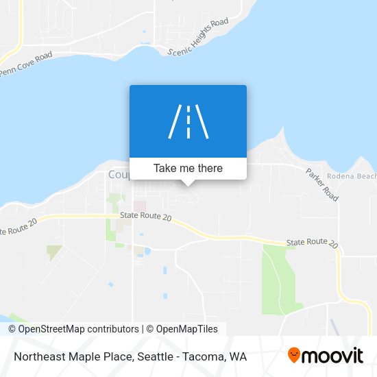 Mapa de Northeast Maple Place