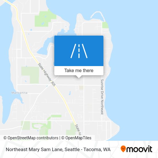 Mapa de Northeast Mary Sam Lane