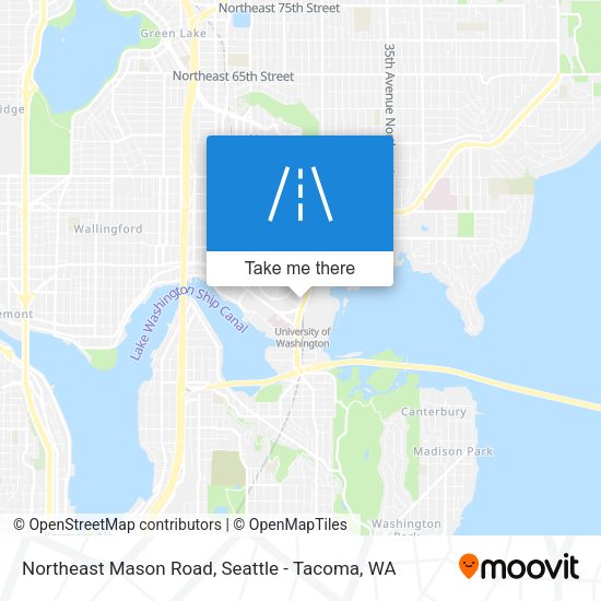Northeast Mason Road map