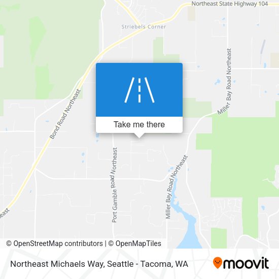 Mapa de Northeast Michaels Way