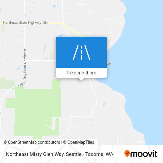 Northeast Misty Glen Way map