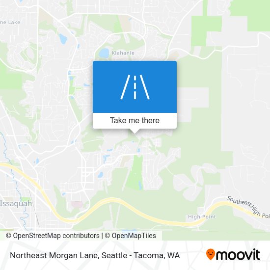 Mapa de Northeast Morgan Lane