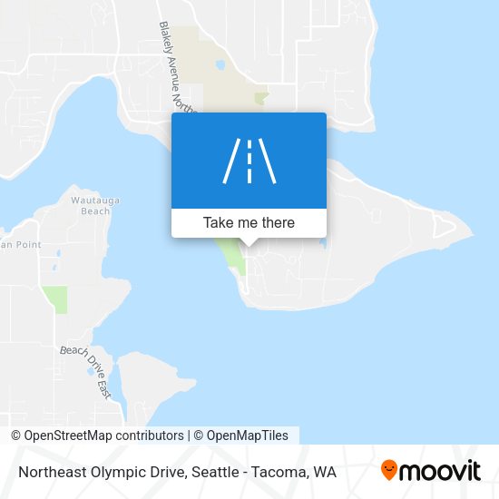 Mapa de Northeast Olympic Drive