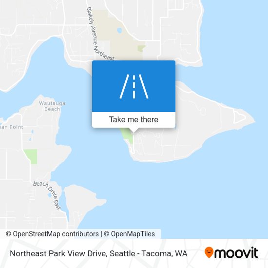 Northeast Park View Drive map