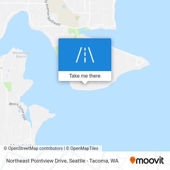 Mapa de Northeast Pointview Drive