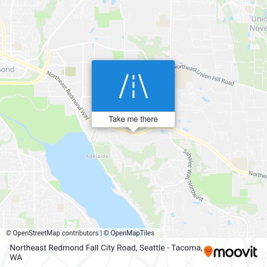 Northeast Redmond Fall City Road map