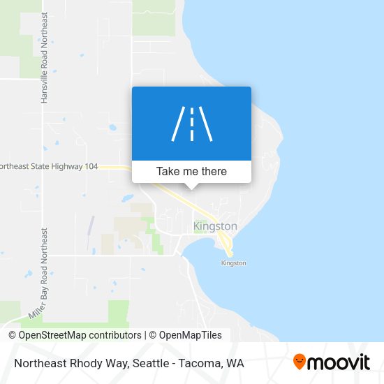 Northeast Rhody Way map
