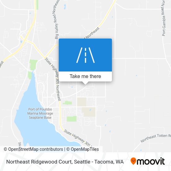 Mapa de Northeast Ridgewood Court