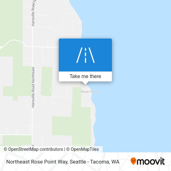 Northeast Rose Point Way map