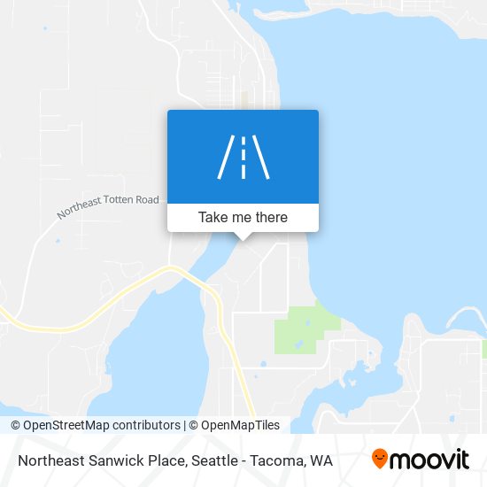 Northeast Sanwick Place map