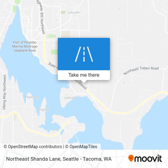 Northeast Shanda Lane map