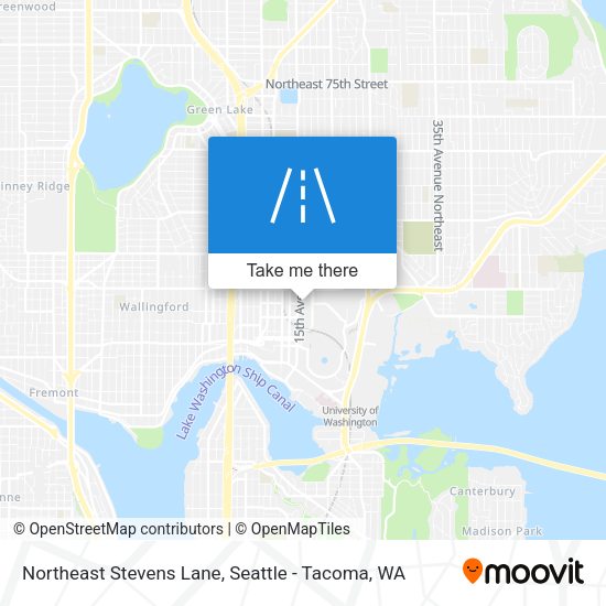 Mapa de Northeast Stevens Lane