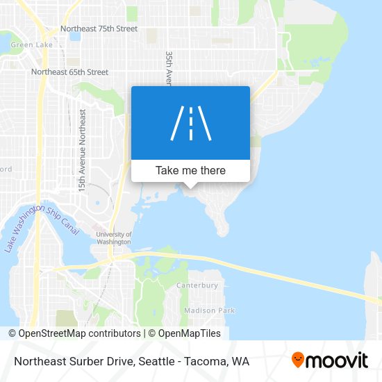 Mapa de Northeast Surber Drive