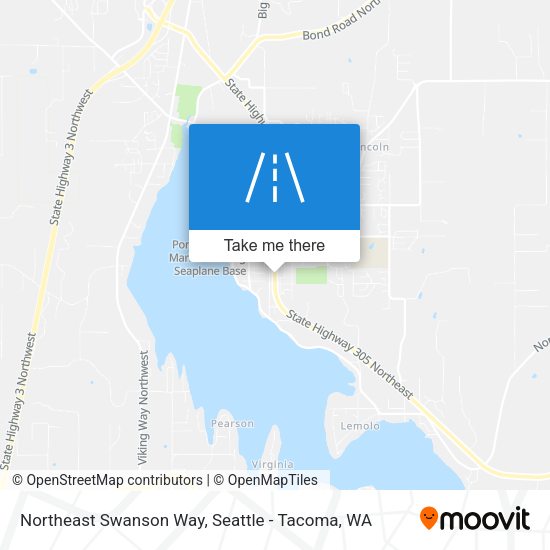 Mapa de Northeast Swanson Way
