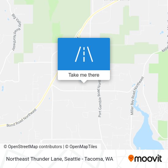 Northeast Thunder Lane map