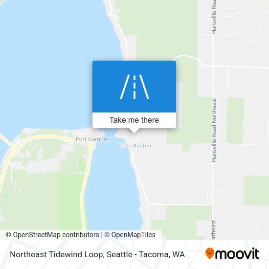 Mapa de Northeast Tidewind Loop