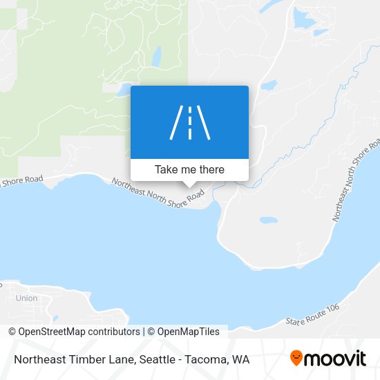 Northeast Timber Lane map