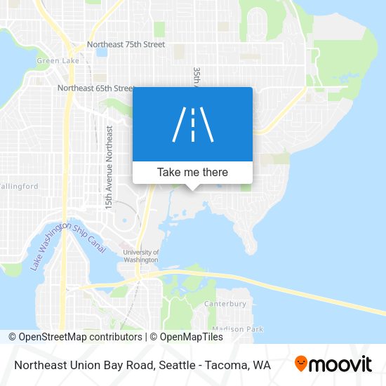 Mapa de Northeast Union Bay Road