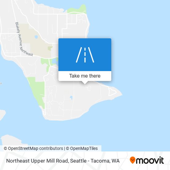 Northeast Upper Mill Road map