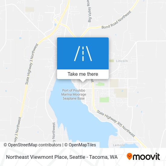 Northeast Viewmont Place map