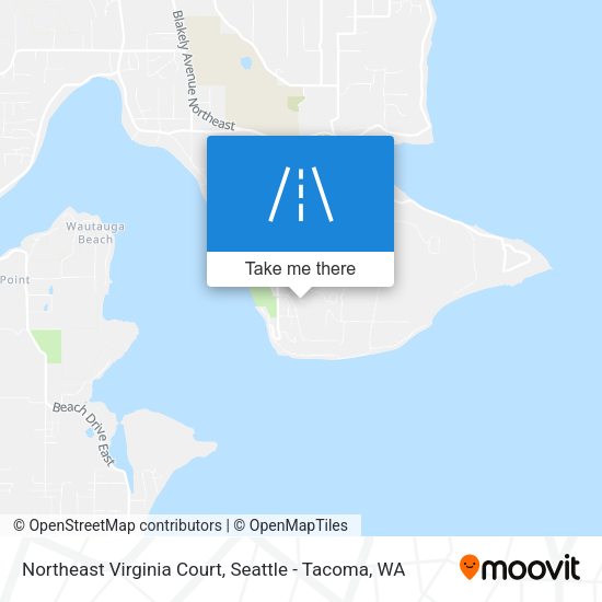 Mapa de Northeast Virginia Court