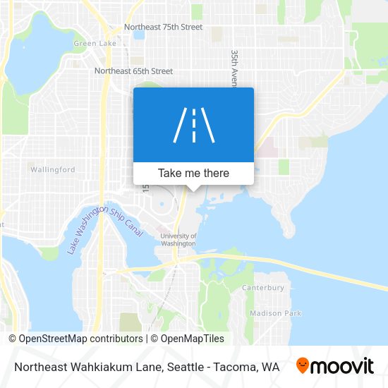 Northeast Wahkiakum Lane map