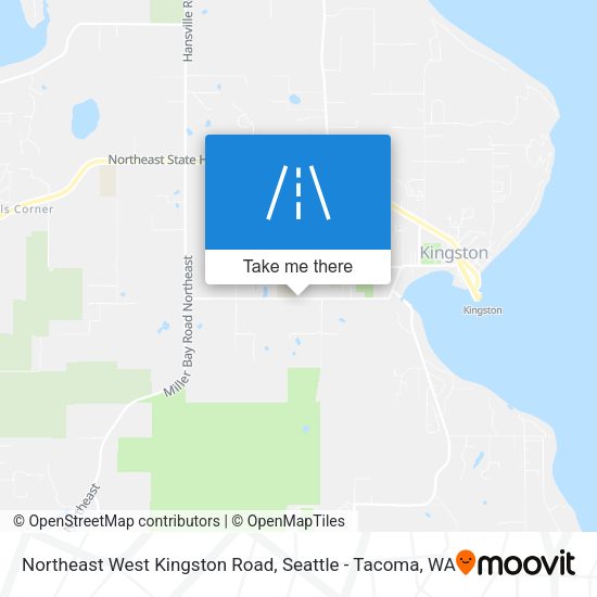 Northeast West Kingston Road map