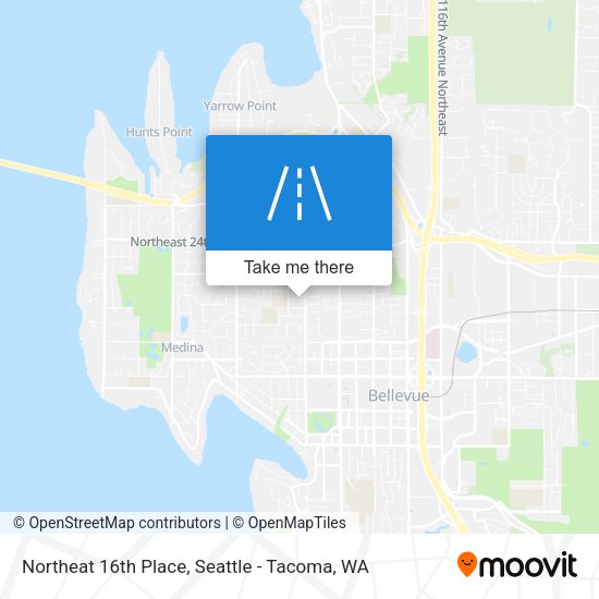 Northeat 16th Place map