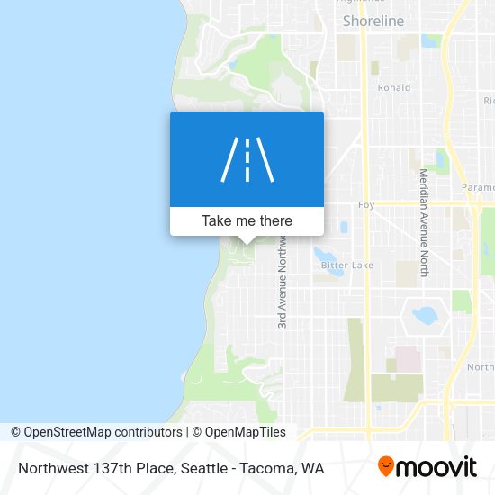 Northwest 137th Place map