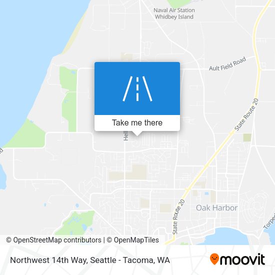 Northwest 14th Way map