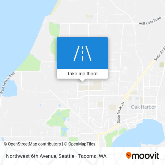 Northwest 6th Avenue map