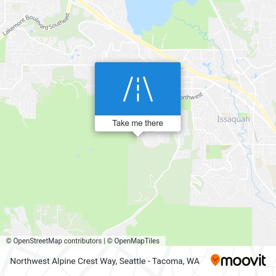 Mapa de Northwest Alpine Crest Way