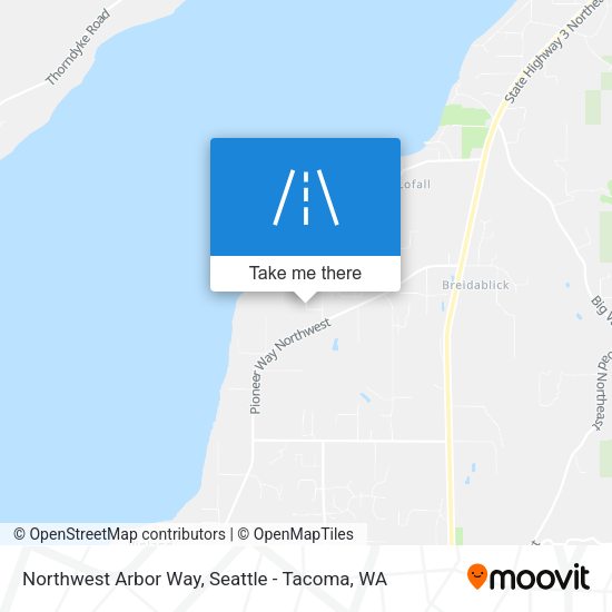 Mapa de Northwest Arbor Way