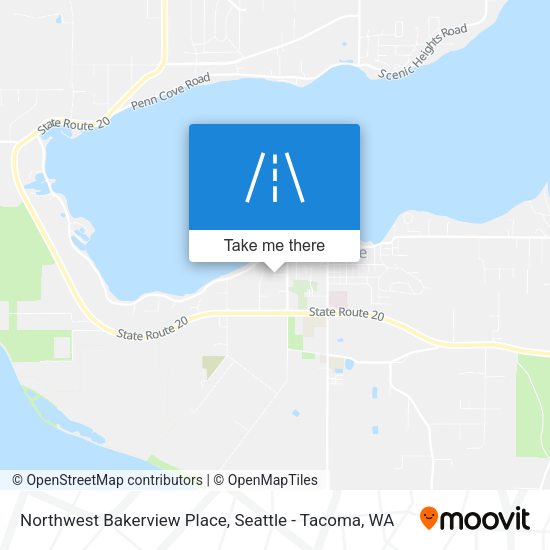 Mapa de Northwest Bakerview Place