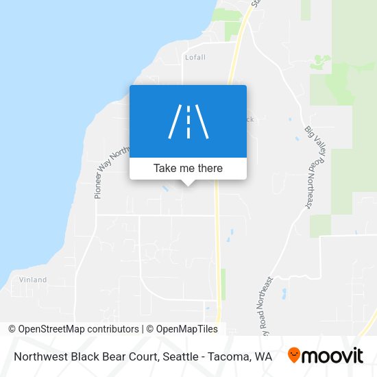 Mapa de Northwest Black Bear Court